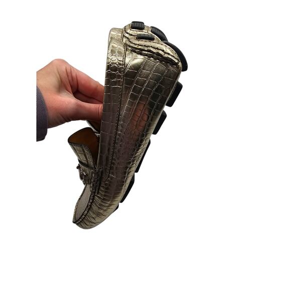 Cole Haan Silver Loafers - Picture 3 of 7